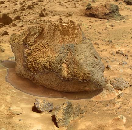Yogi, Mars up close